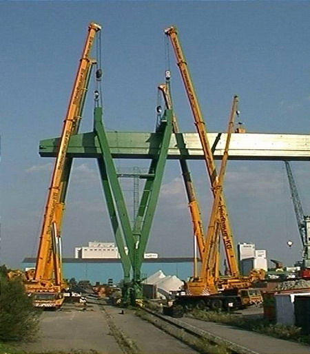Schmidbauer Hafenkrandemontage - Copyright: www.olli80.de