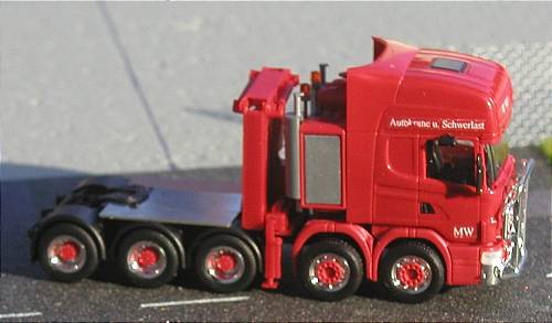 Scania Zugmaschine mit Ladekran - Copyright: www.olli80.de