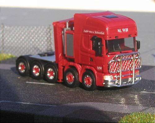 Scania Zugmaschine mit Ladekran - Copyright: www.olli80.de