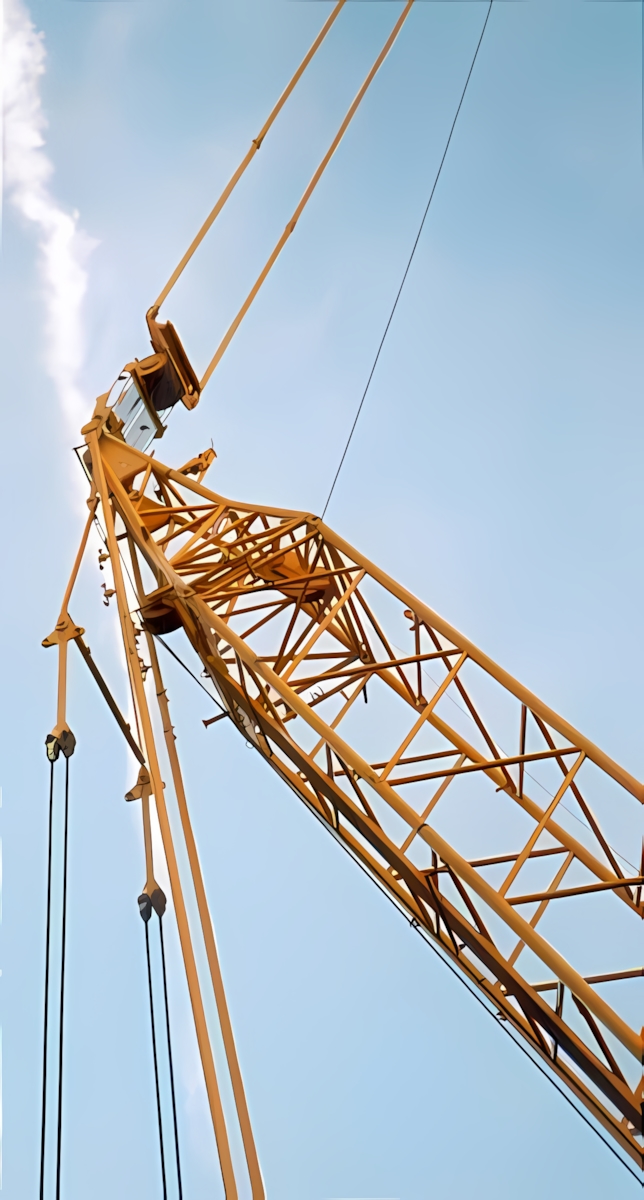 Sarens CC 2800 Kopfstück Derrickmast- Copyright: www.olli80.de