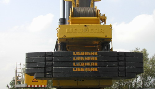 Liebherr LTM 1500 Thömen Ballast - Copyright: www.olli80.de