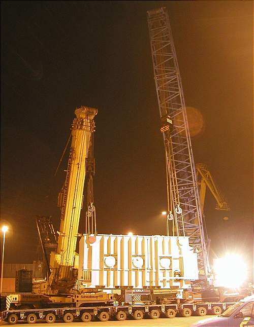 Felbermayr Liebherr LG 1550 & Schmidbauer Liebherr LTM 1800 - Copyright: www.olli80.de