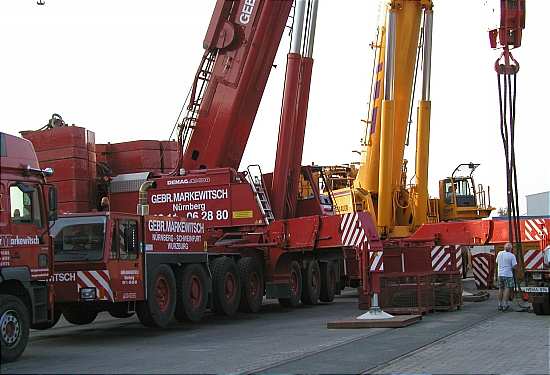 Wiesbauer Demag AC 650 und Gebr. Markewitsch Demag AC 400 - Copyright: www.olli80.de