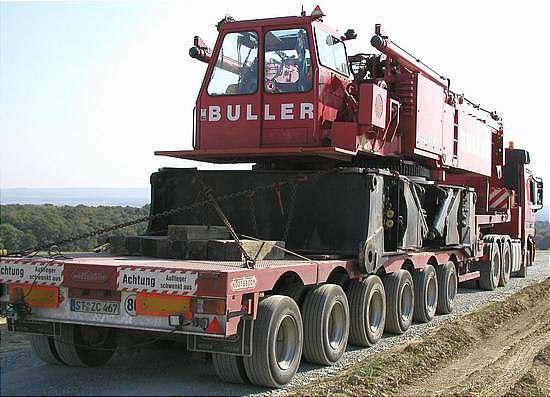 Buller Liebherr LR 1400/1 Transport - Copyright: www.olli80.de