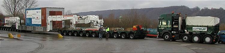 W. Mayer - Transport einer Gasturbine in Kesselbrücke - Copyright: www.olli80.de