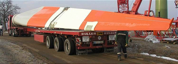 Buller MAN TGA 410 mit Nooteboom Teletrailer