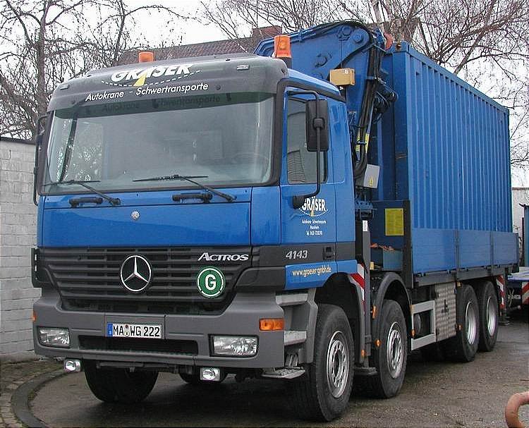 Gräser MB Actros 4143