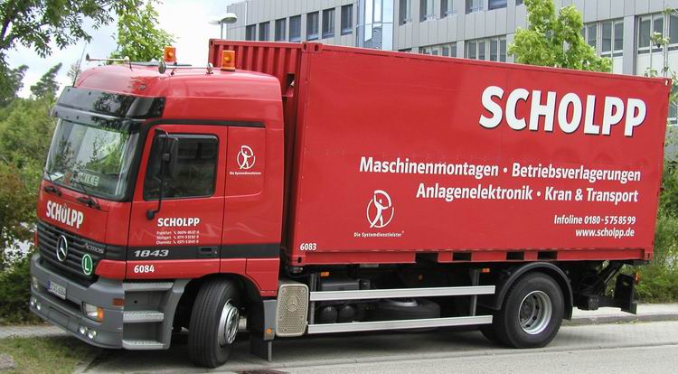 Scholpp MB Actros 1843 Container-LKW