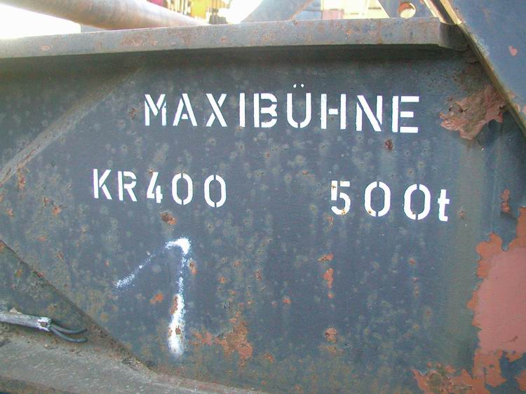 Schwebeballast Gottwald AK 850-103 GT mit Maxilift Schmidbauer - Copyright: www.olli80.de