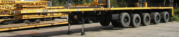 Knaack fünfachsiger Plattformauflieger