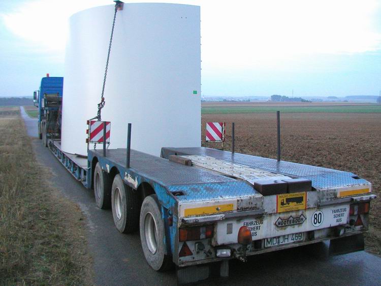 Brandt & Wangler Nooteboom Tiefbettauflieger