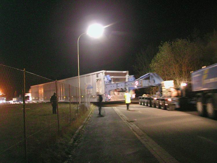 Transport einer Linde Coldbox