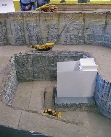 Steinbruchdiorama