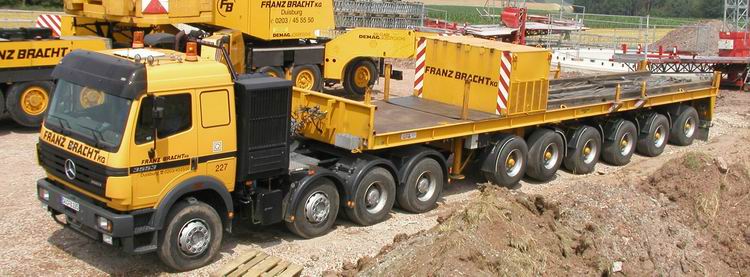 Franz Bracht MB SK 3553 mit ESGE Ballastauflieger