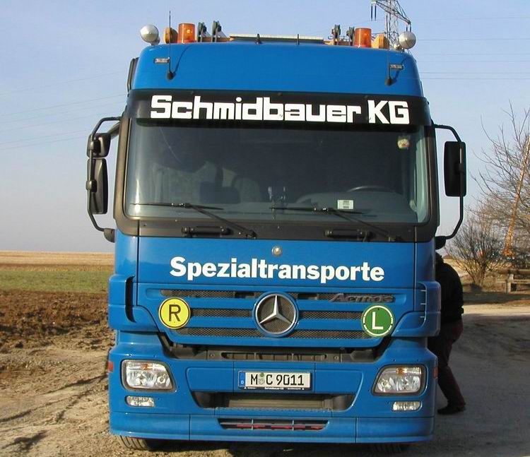 Schmidbauer - Mercedes Actros 1846 - Copyright: www.olli80.de