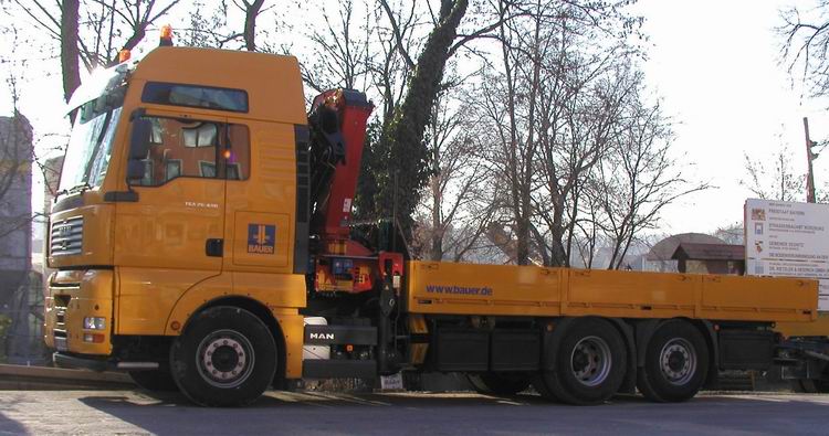 Bauer MAN TGA Pritschen-LKW - Copyright: www.olli80.de