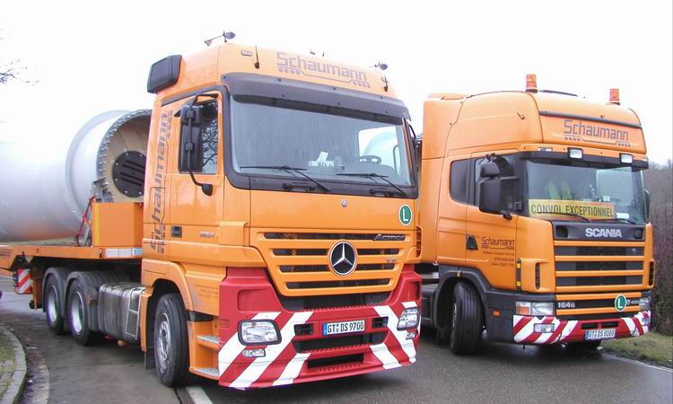 Schaumann MB Actros + Scania - Copyright: www.olli80.de