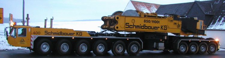 Schmidbauer Gottwald AK 850-103 in Fahrtstellung - Copyright: www.olli80.de