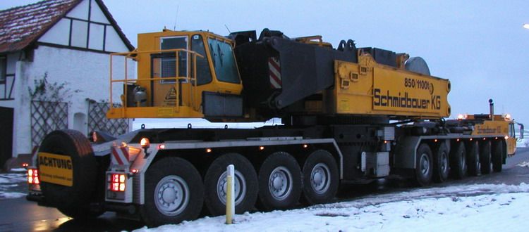Schmidbauer Gottwald AK 850-103 in Fahrtstellung - Copyright: www.olli80.de