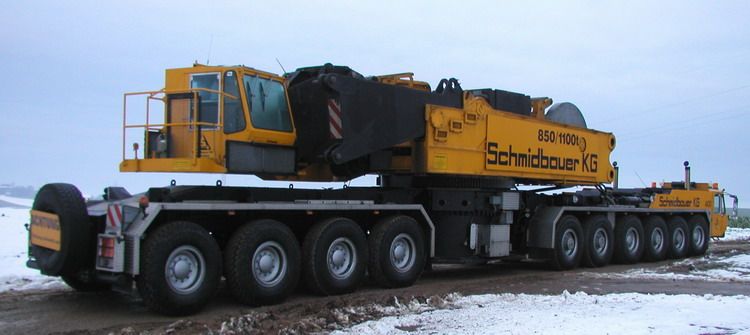 Schmidbauer Gottwald AK 850-103 in Fahrtstellung - Copyright: www.olli80.de