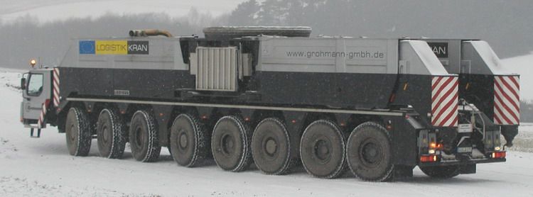 Liebherr LG 1750 Grohmann Fahrtstellung - Copyright: www.olli80.de