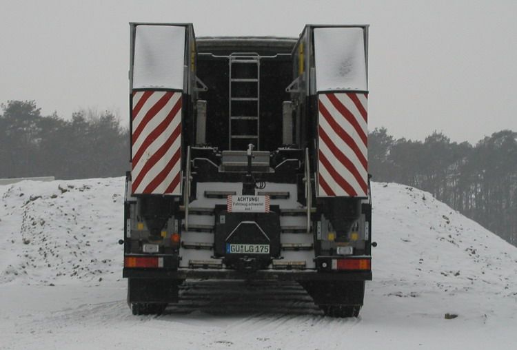 Liebherr LG 1750 Grohmann Fahrtstellung Heckansicht - Copyright: www.olli80.de