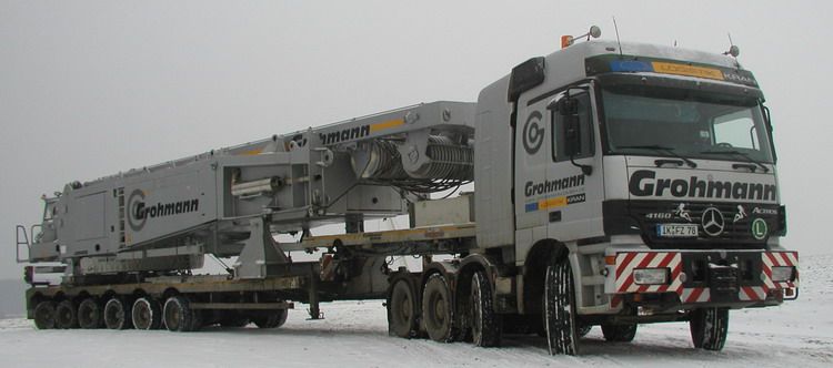 Actros Titan 4160 und Oberwagen LG 1750 Grohmann - Copyright: www.olli80.de
