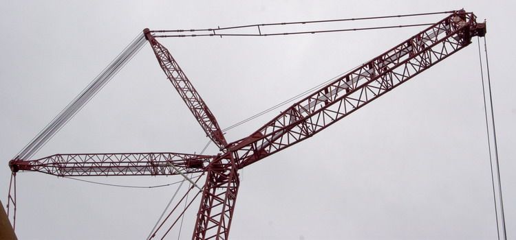 Sarens Terex CC 8800 Wippspitze - Copyright: www.olli80.de