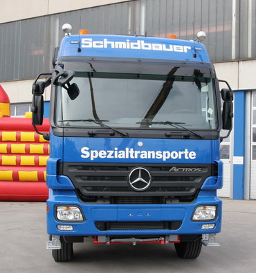 Schmidbauer MB Actros MP II 3348 Frontansicht - Copyright: www.olli80.de