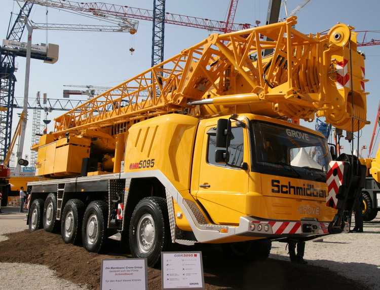 Grove GMK 5095 Schmidbauer Bauma 2007 - Copyright: www.olli80.de