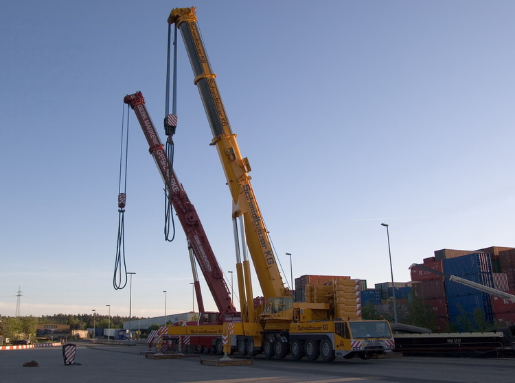 Schmidbauer Terex AC 700 und Gebr. Markewitsch AC 400 - Copyright: www.olli80.de