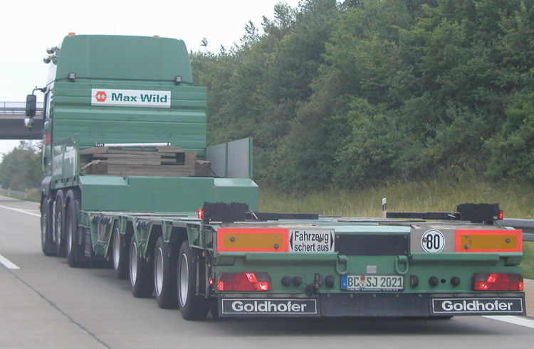 Max Wild MAN mit Goldhofer