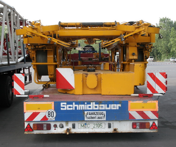 SSL-Abspannung Terex AC 500-2 Schmidbauer