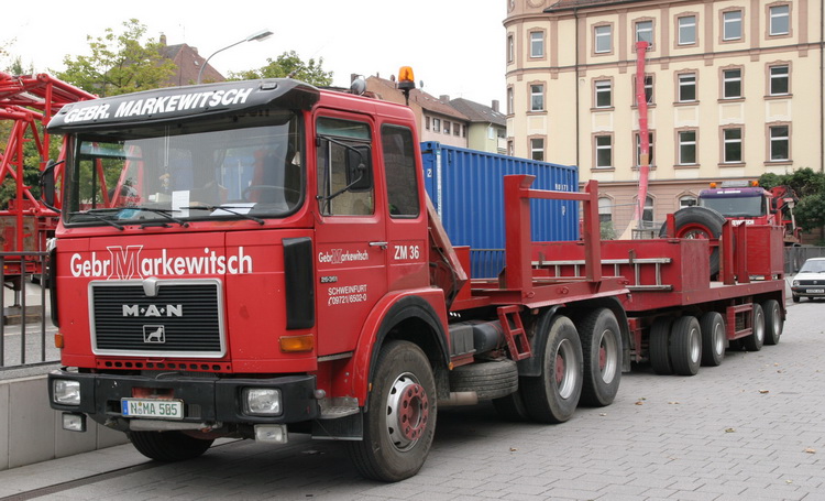 Markewitsch MAN F8 mit Ballastanh&auml;nger