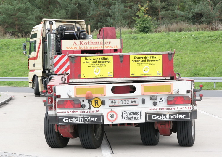 Kothmaier Goldhofer Tiefbettauflieger