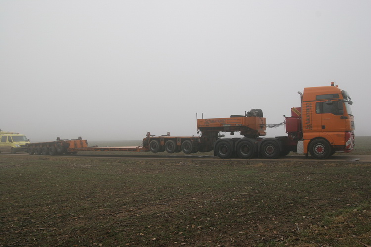 Schaumann TGA 41.540 mit Goldhofer Tiefbett