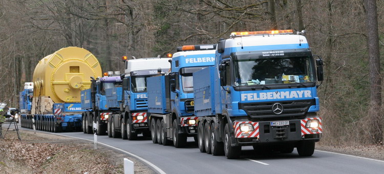 Felbermayr Generatortransport am Weltenburger Berg