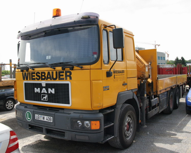 Wiesbauer MAN F 2000 Pritschen-LKW