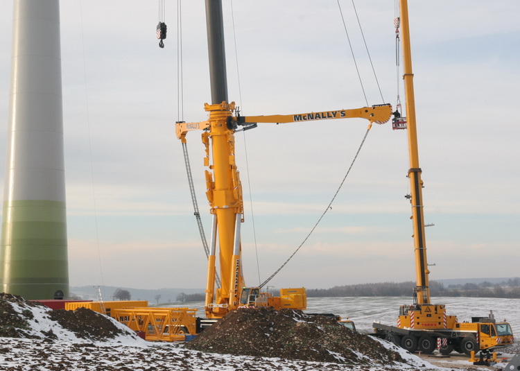 Liebherr LTM 11200-9.1 Mc Nallys Gittermastteile