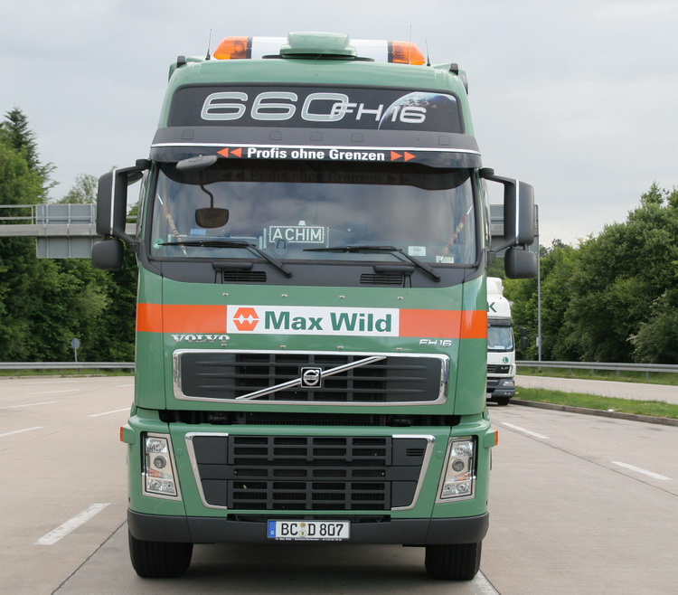 Max Wild Volvo FH 16 660 PS Frontansicht