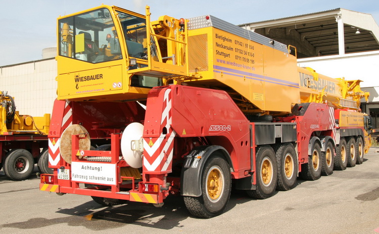 Wiesbauer Terex AC 500-2 Heckansicht