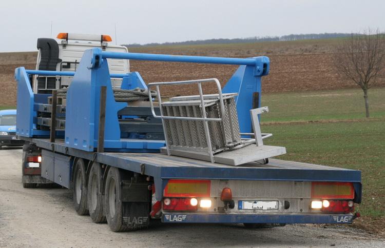 Felbermayr LR 1750 Ballasthalterungen