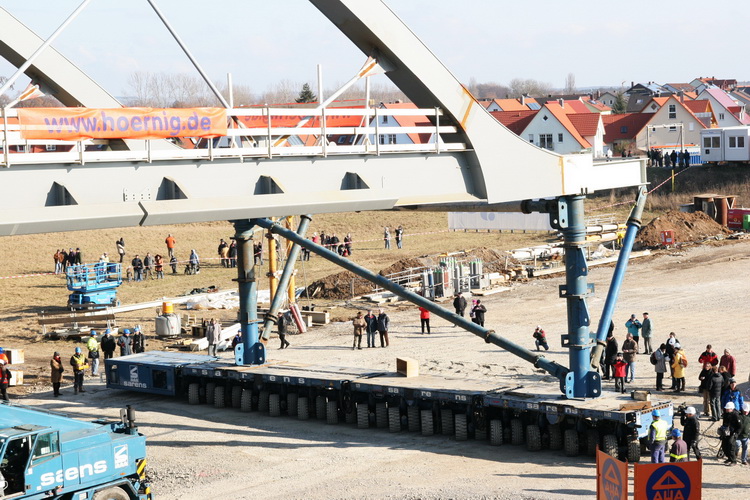Sarens Kamag spmts beim Lenkvorgang