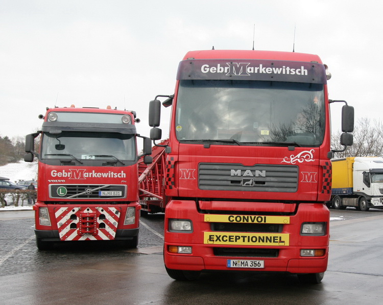 Gebr. Markewitsch Volvo FH und MAN TGA