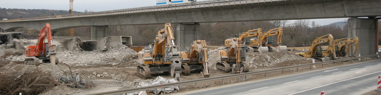 Ruppert Abbruchbaggerflotte