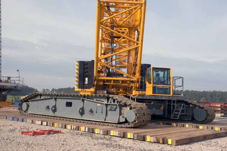 Frontansicht Oberwagen Toggenburger Terex CC 2500-1