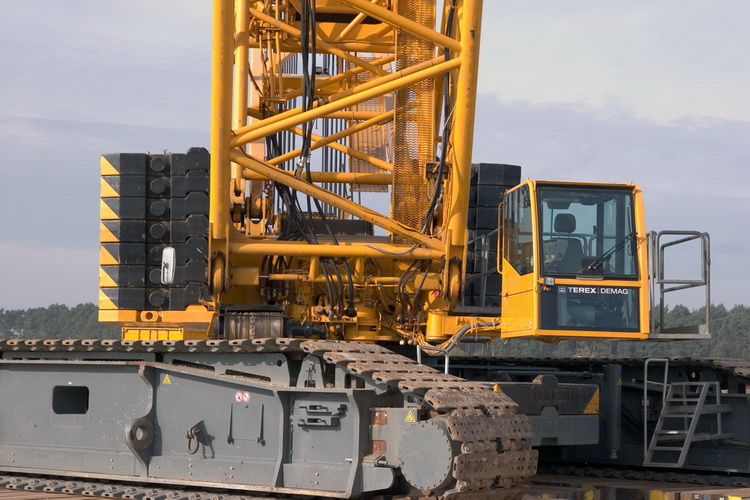 Frontansicht Oberwagen Toggenburger Terex CC 2500-1