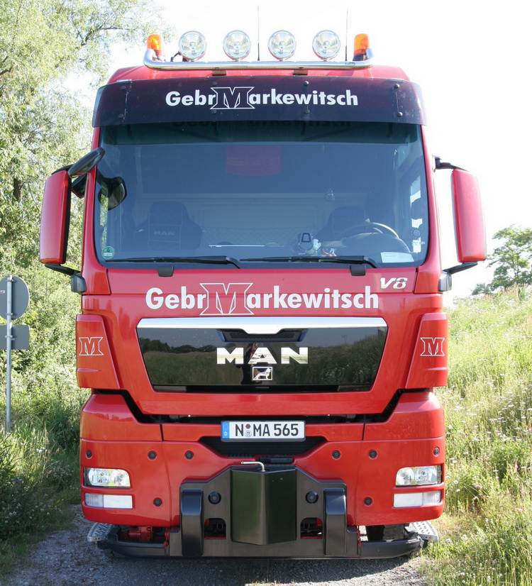 Gebr. Markewitsch MAN TGX 41.680 Frontansicht