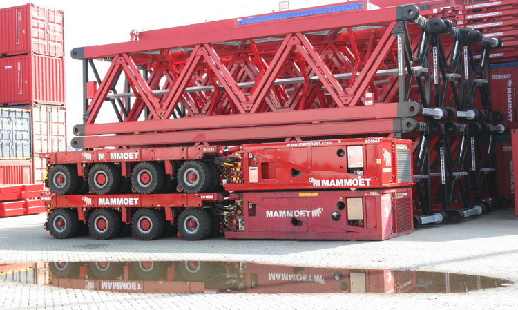 Mammoet spmts und MSG-Teile