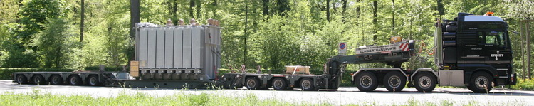 Ernst MAN TGA 41.660 mit Trafotransport